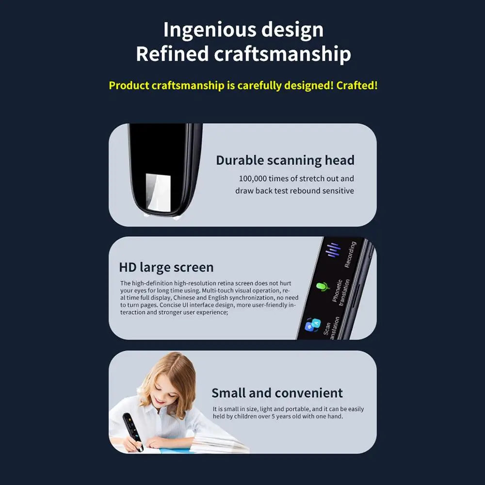 ScanReader Pro AI Translation Pen